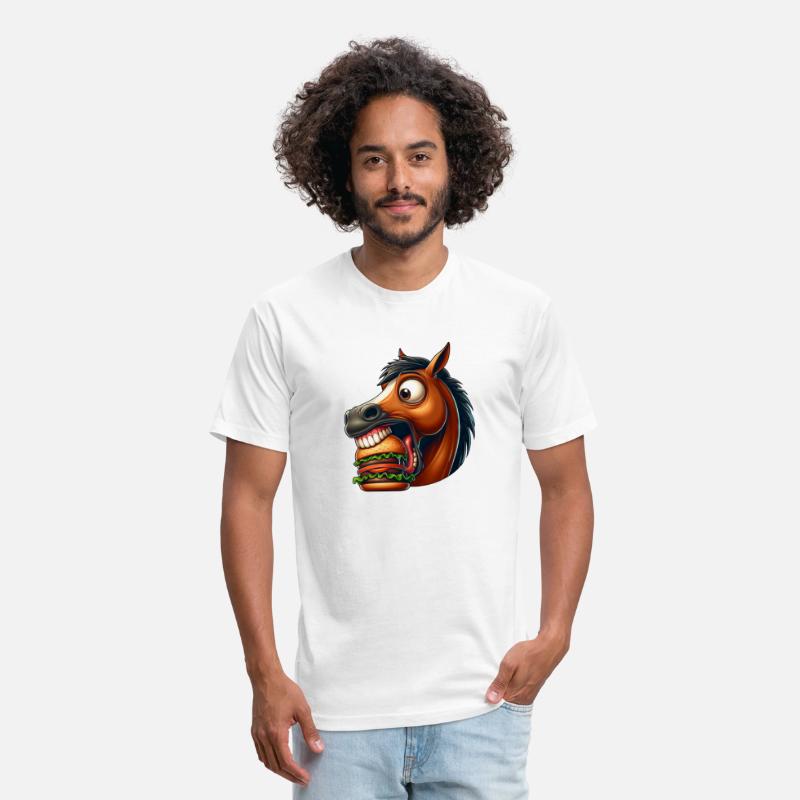 Horse burger hamburger fast food lover