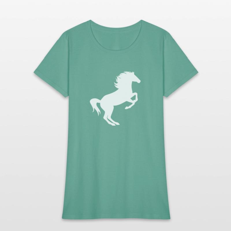 Horse Stallion Jumping funny tshirt
