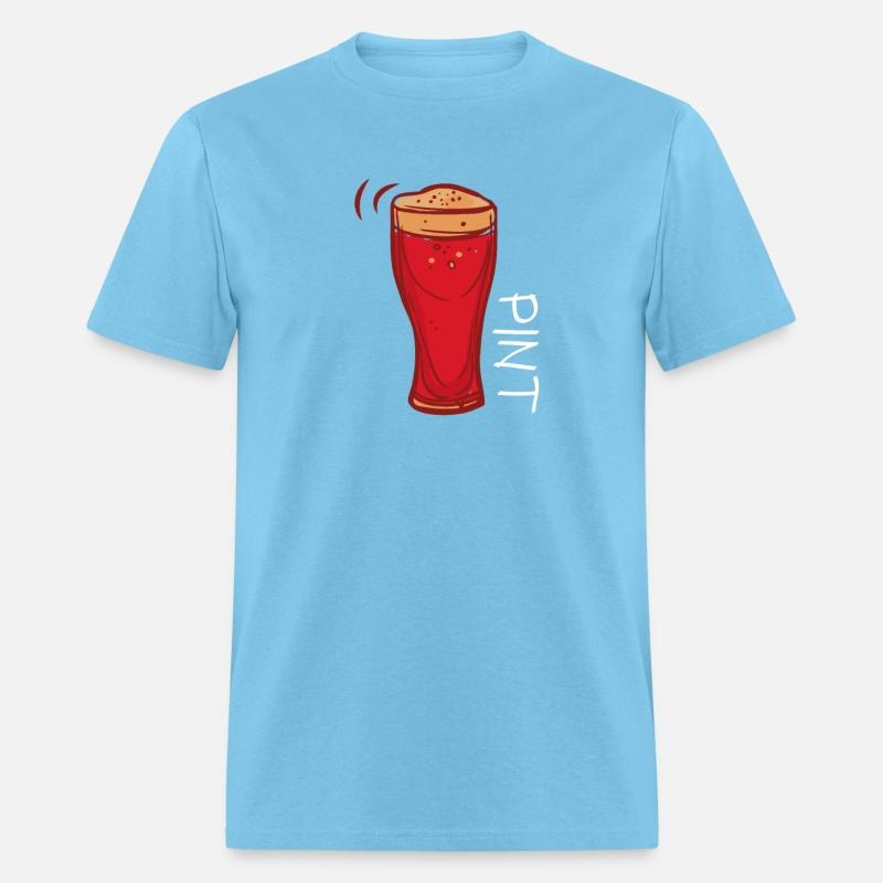 Humorous Drinking Pints Sarcastic Illustration