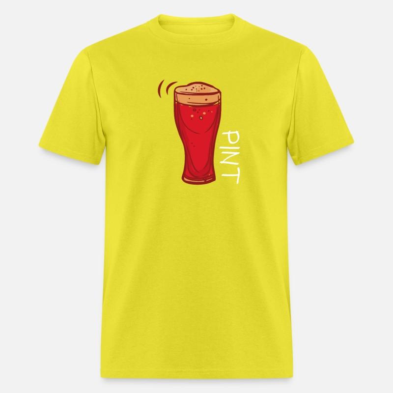 Humorous Drinking Pints Sarcastic Illustration