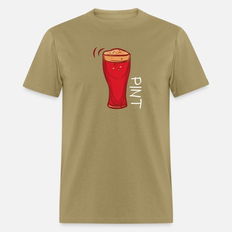 Humorous Drinking Pints Sarcastic Illustration