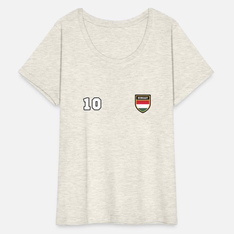 Hungary Number 10 Soccer Flag Football Ten Jersey