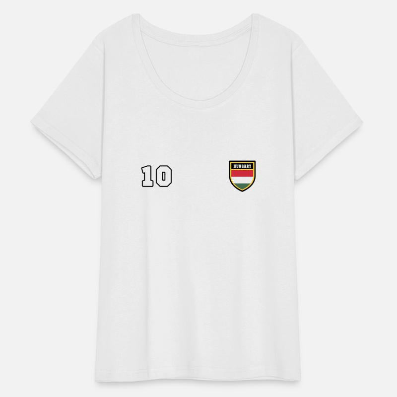 Hungary Number 10 Soccer Flag Football Ten Jersey