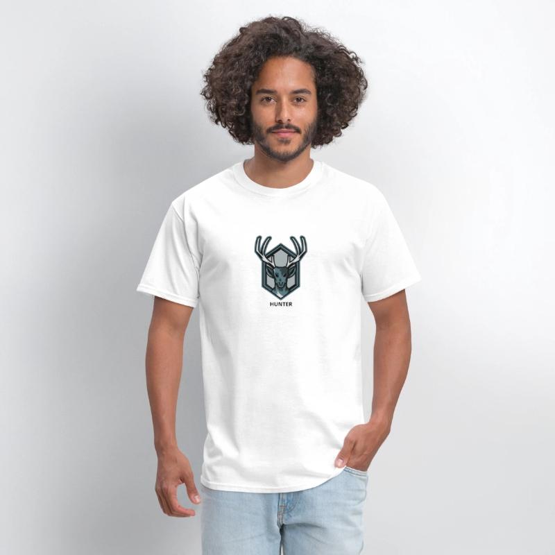 Hunter logo T shirt 100% COTTON