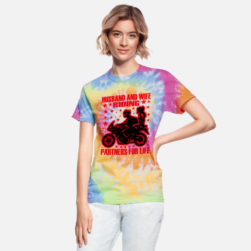 Husband and wife riding partners for life T shirt