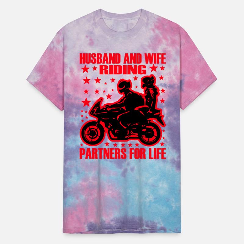 Husband and wife riding partners for life T shirt