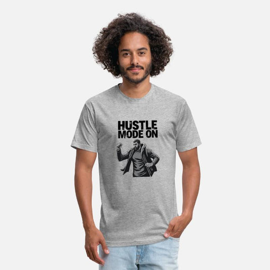 Hustle Mode On – Motivational Text in a Sporty Sty