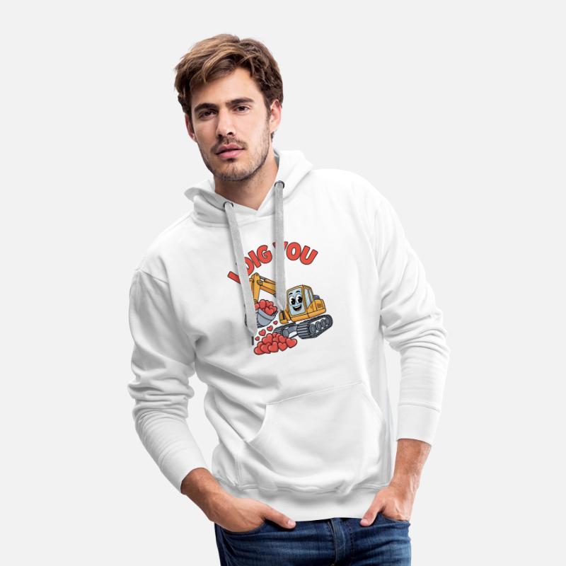 I Dig You Valentine's Day Love Excavator