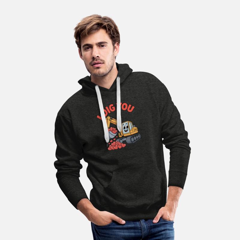 I Dig You Valentine's Day Love Excavator