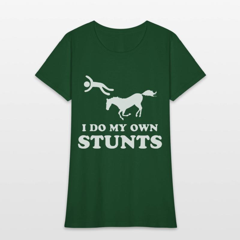 I do my own stunts horse
