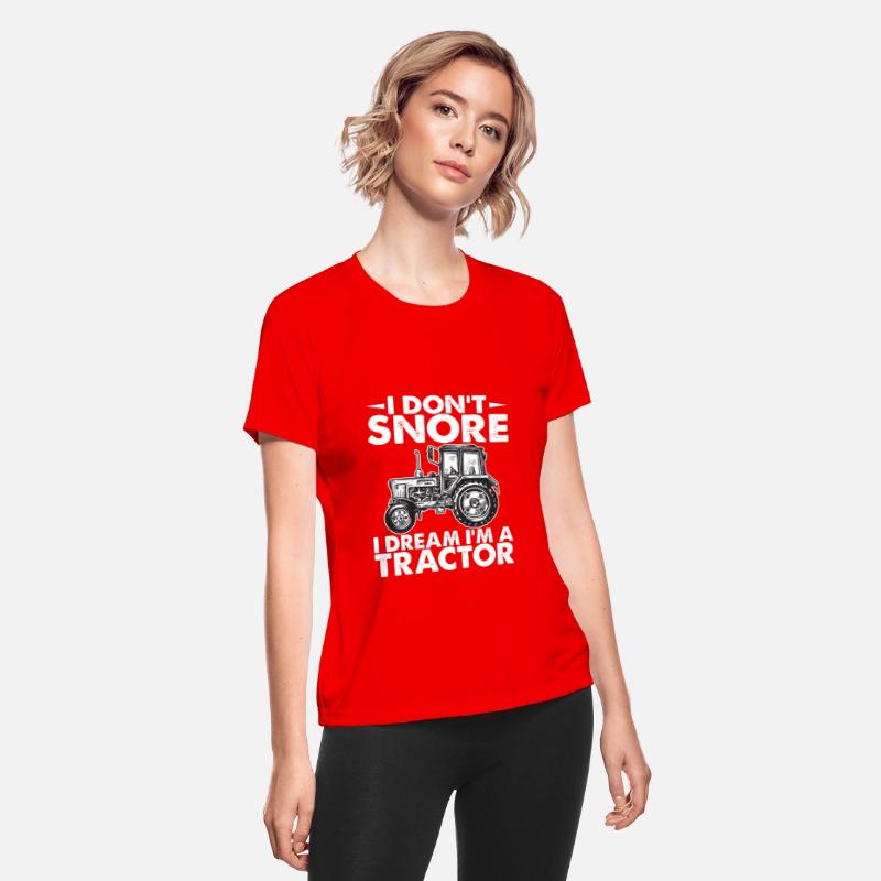 I Don't Snore I Dream I'm A Tractor Funny Farmer
