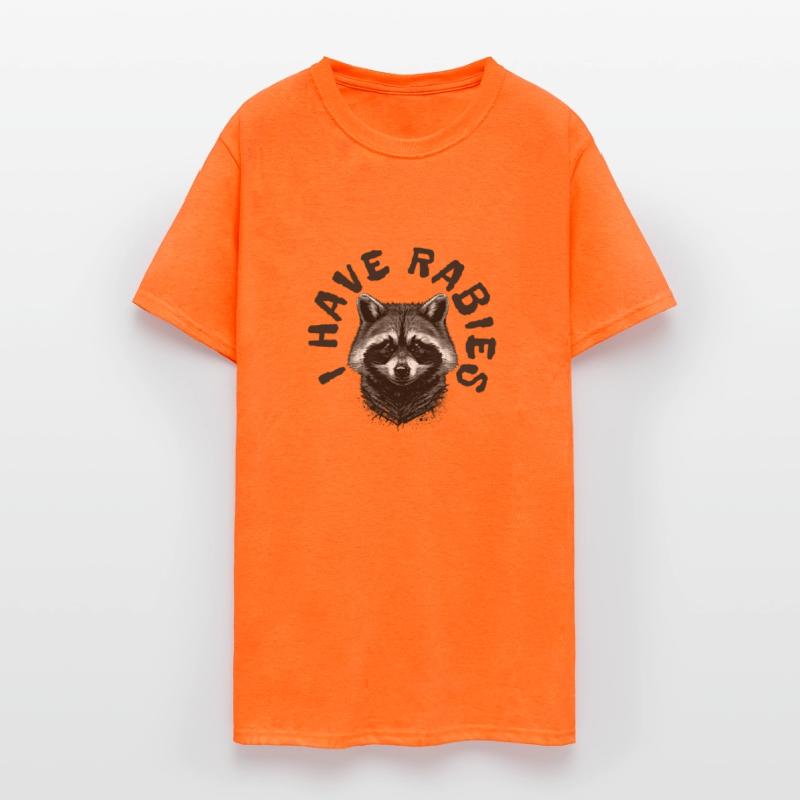 I HAVE RABIES Funny Raccoon