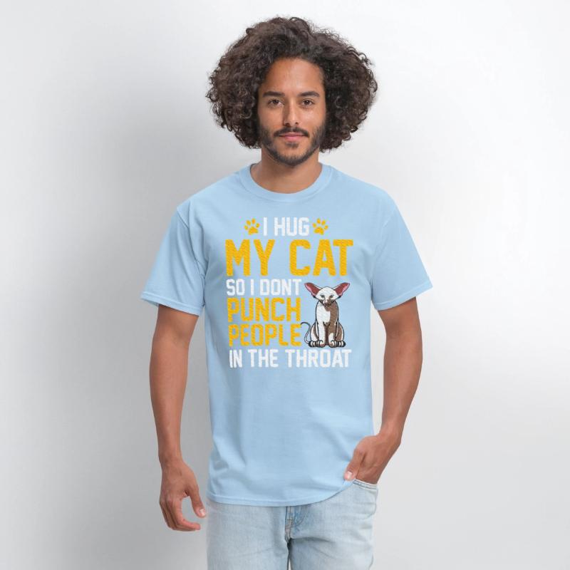 I Hug My Cats So I Don't Punch People Shorthair