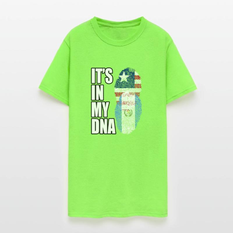 Liberian And Guatemalan Mix Heritage DNA Flag