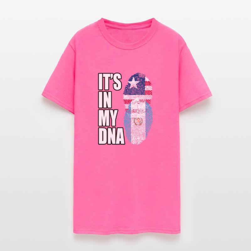 Liberian And Guatemalan Mix Heritage DNA Flag