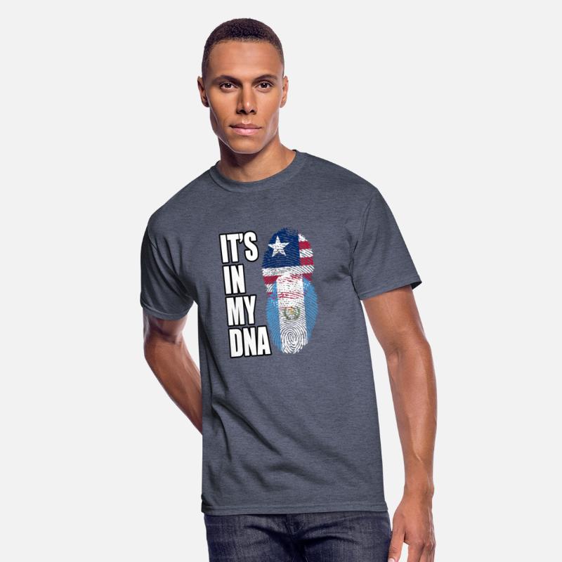 Liberian And Guatemalan Mix Heritage DNA Flag
