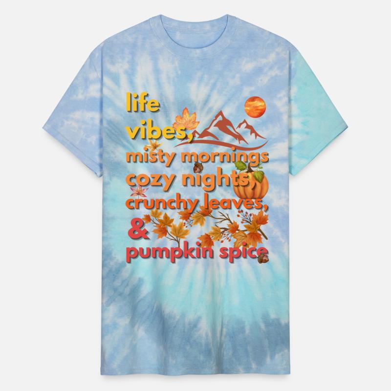 life vibes misty mornings cozy nights crunchy