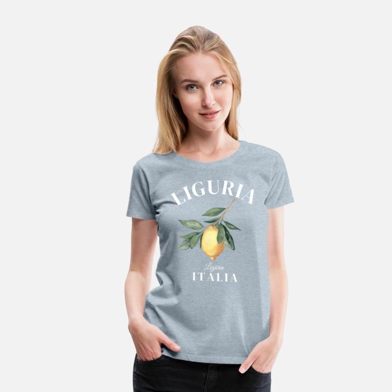 Liguria Italy retro lemon design