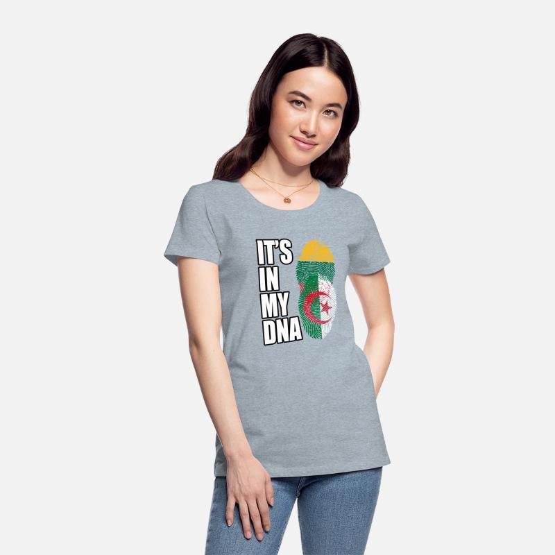 Lithuanian And Algerian Mix Heritage DNA Flag