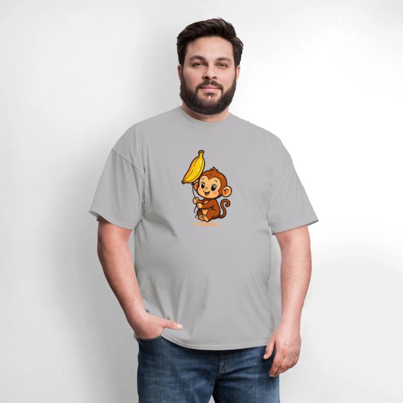 Little Monkey with an Inflatable Banana