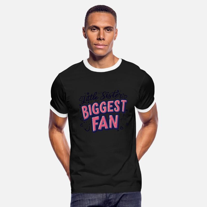 LITTLE SISTER BIGGEST FAN - BASEBALL SISTER GIFT