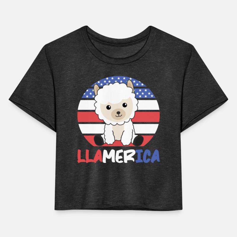 Llamerica Funny Llama 4th Of July American Flag