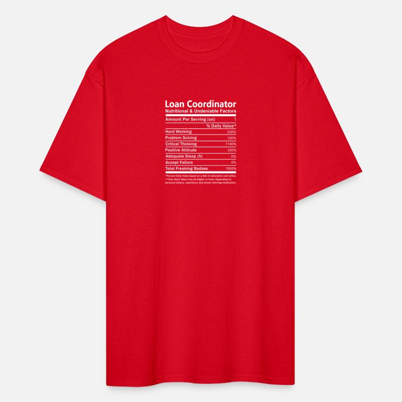 Loan Coordinator T Shirt - Nutritional And Undenia