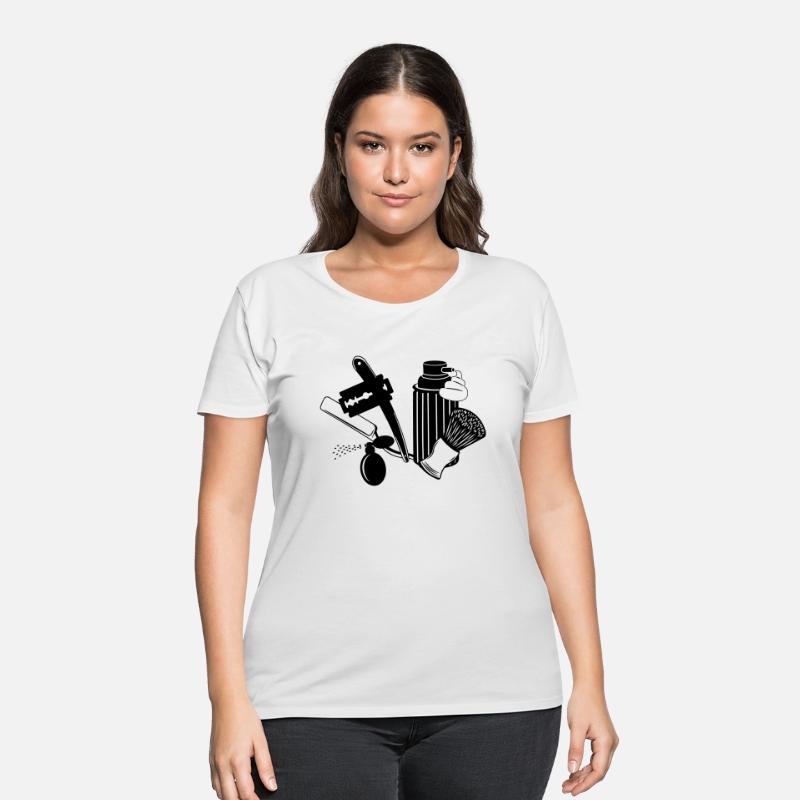 Logo hairdresser with hairdressing attributes