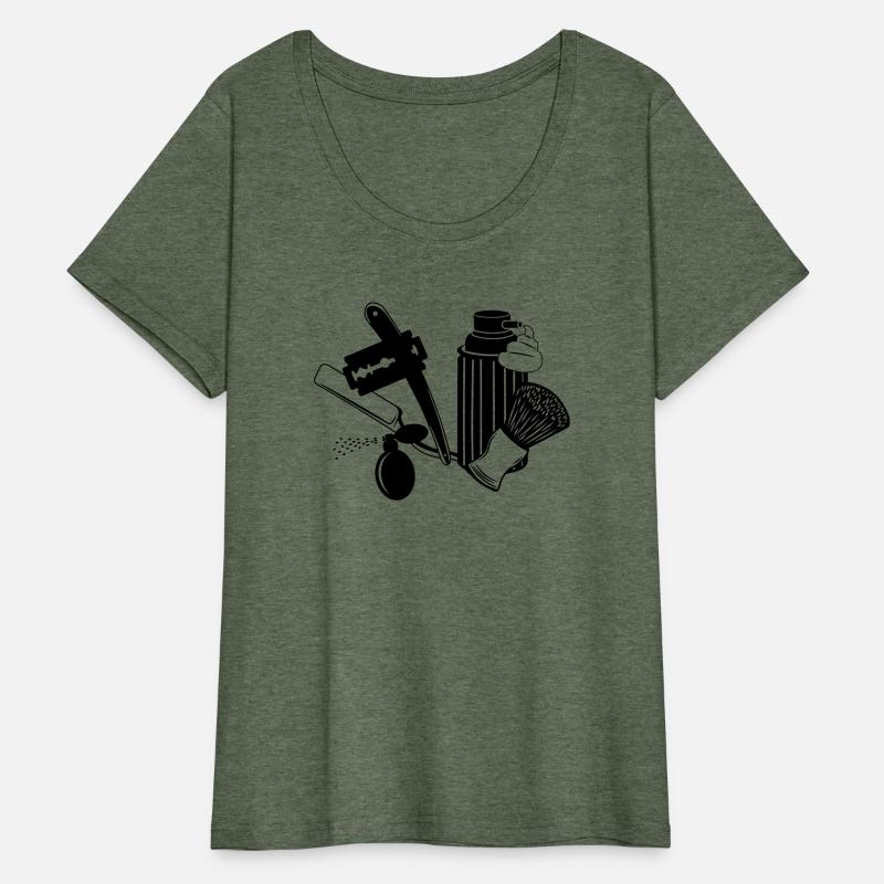 Logo hairdresser with hairdressing attributes