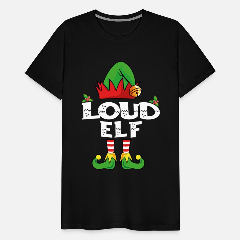 Loud elf family matching christmas