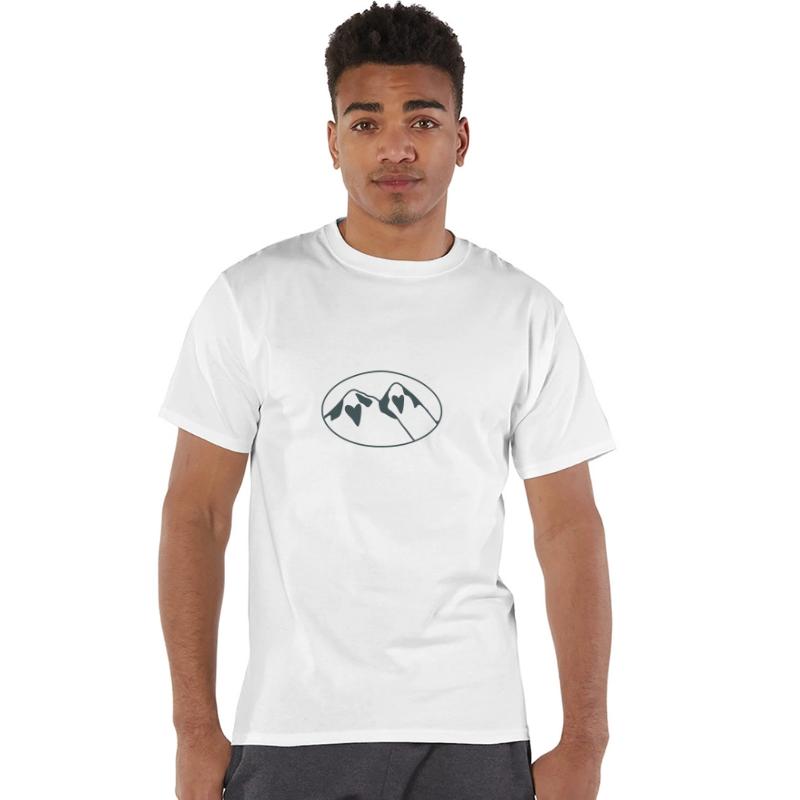 LOVE HEART hidden oval mountains