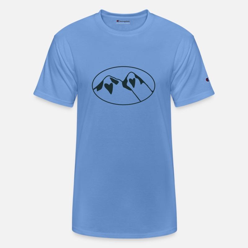 LOVE HEART hidden oval mountains