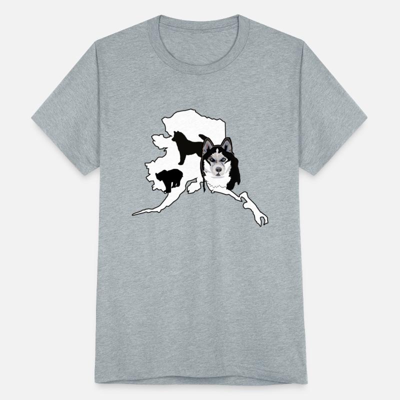 Love Husky Alaskan Alaska Siberian Dog T-shirt