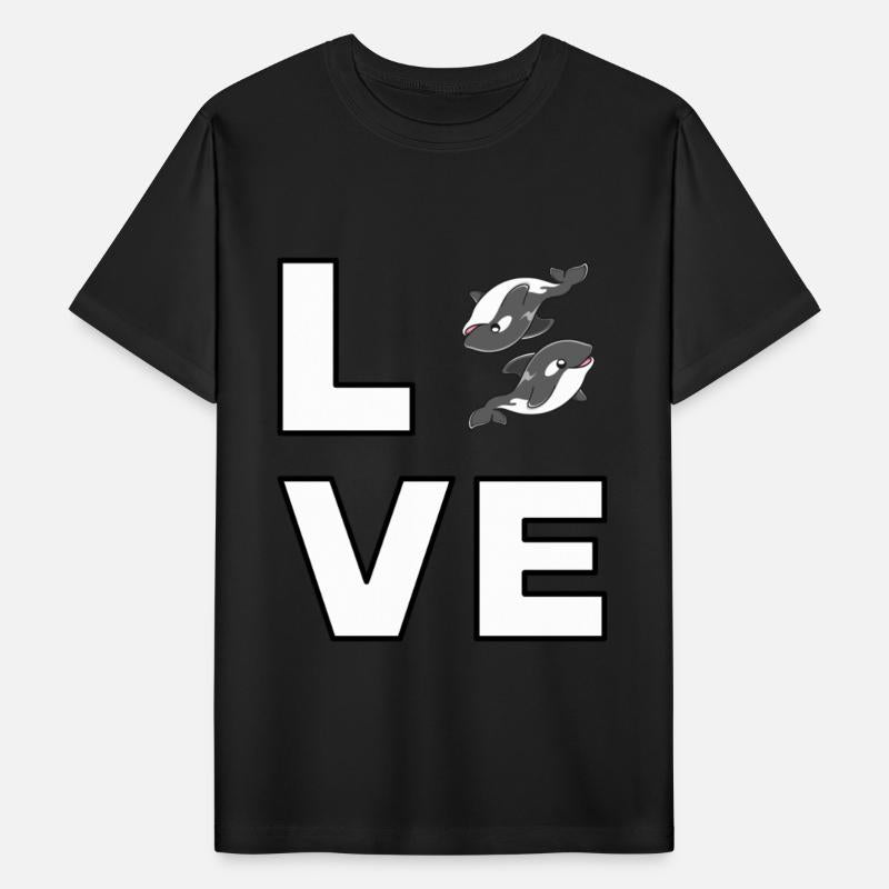 Love Orca Lover Killer Kids Boys Girls Men Women