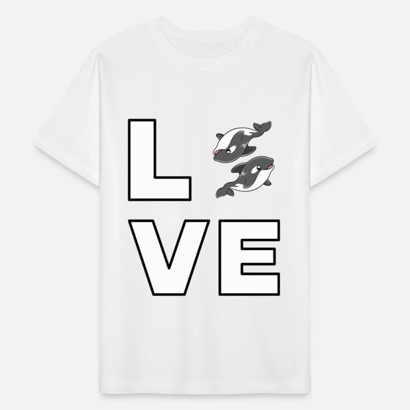 Love Orca Lover Killer Kids Boys Girls Men Women