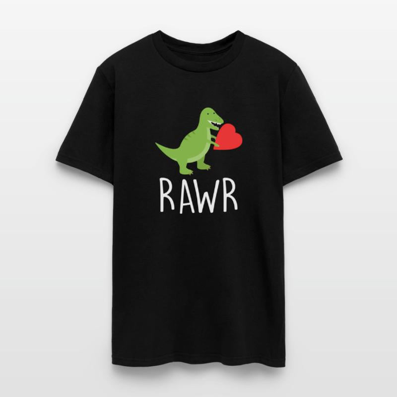 Love Rawr Dinosaur Heart Mother'S Father'S