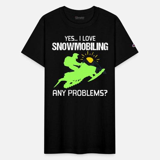 Love Snowmobiling Winter Snowmobile Ride