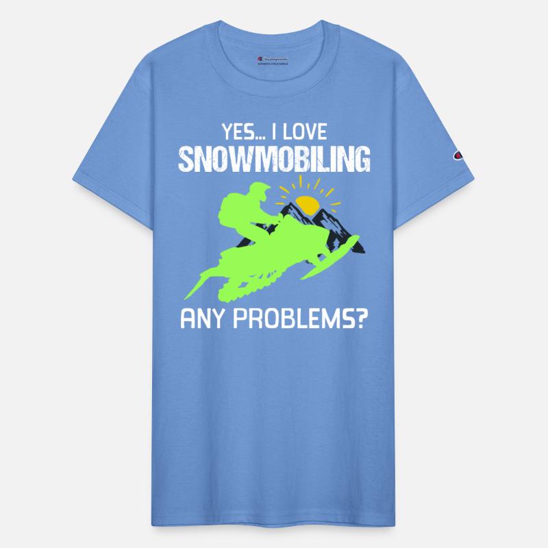 Love Snowmobiling Winter Snowmobile Ride