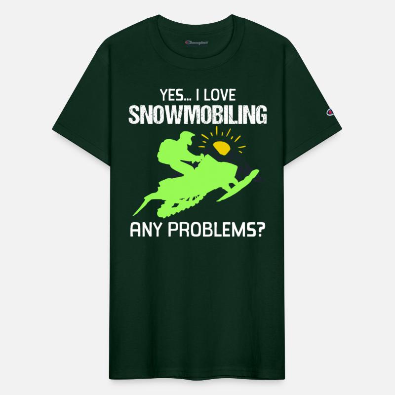 Love Snowmobiling Winter Snowmobile Ride