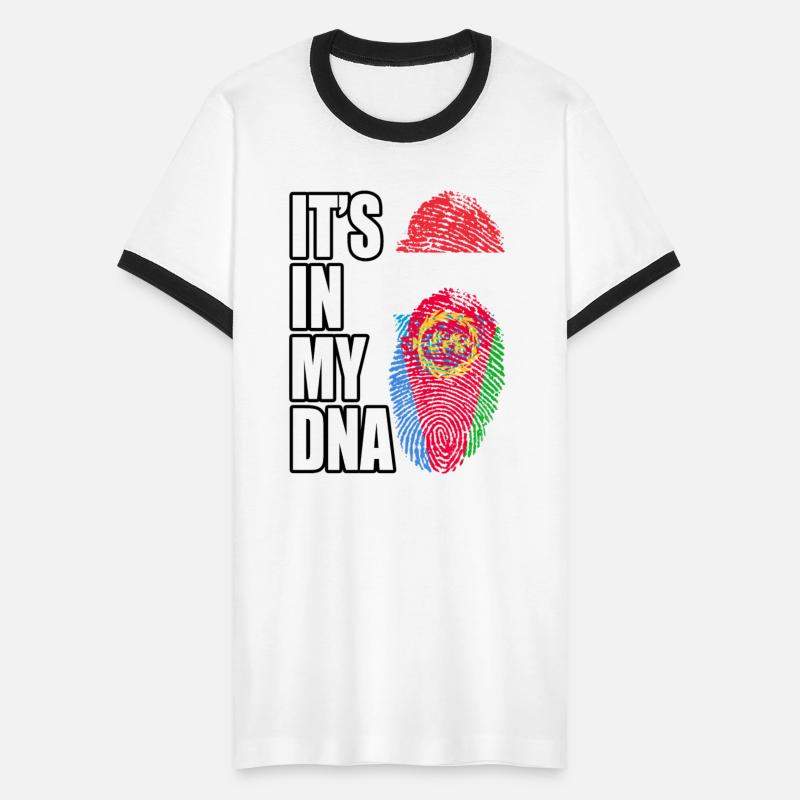 Luxembourgish And Eritrean Mix Heritage DNA Flag