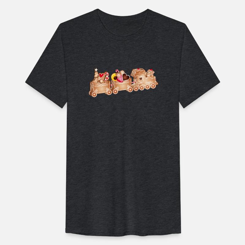 magical 3D gingerbread train for Christmas