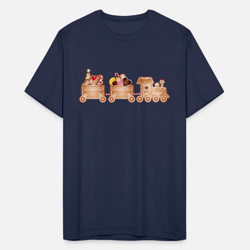 magical gingerbread train for Christmas