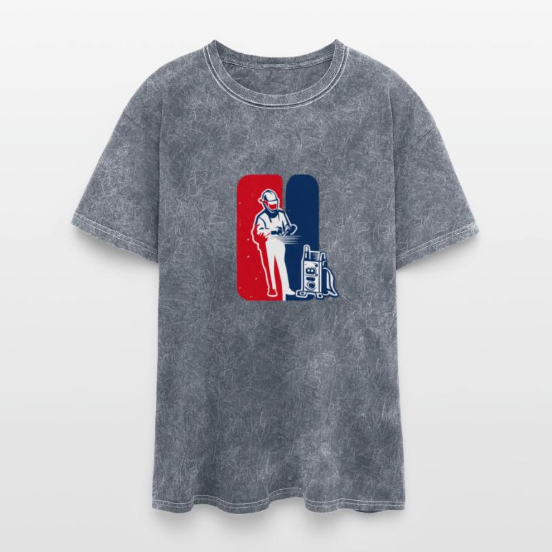 major league welder sticker Iconic Welder Design T