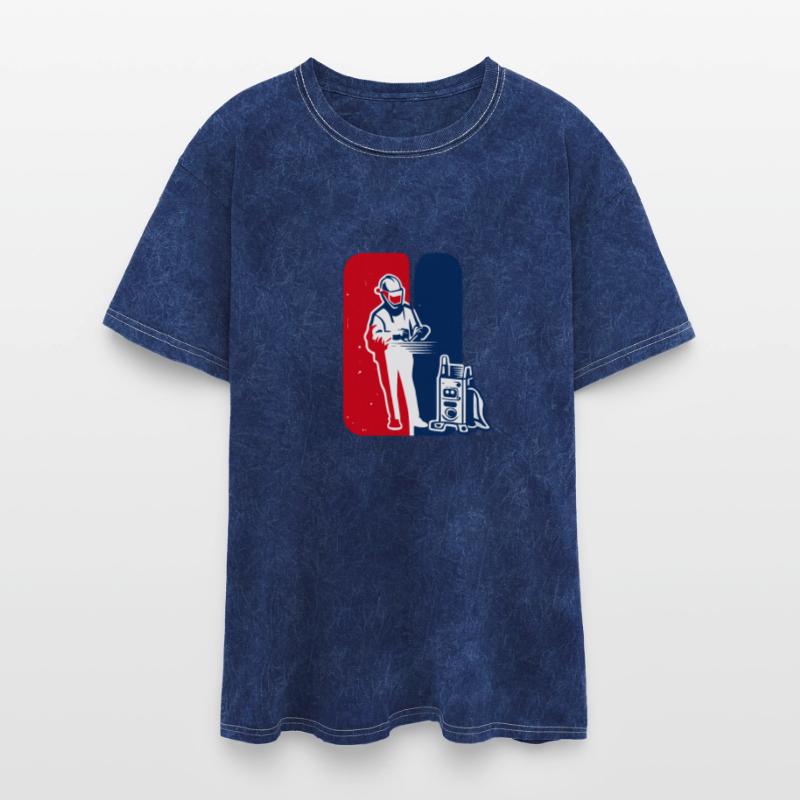 major league welder sticker Iconic Welder Design T