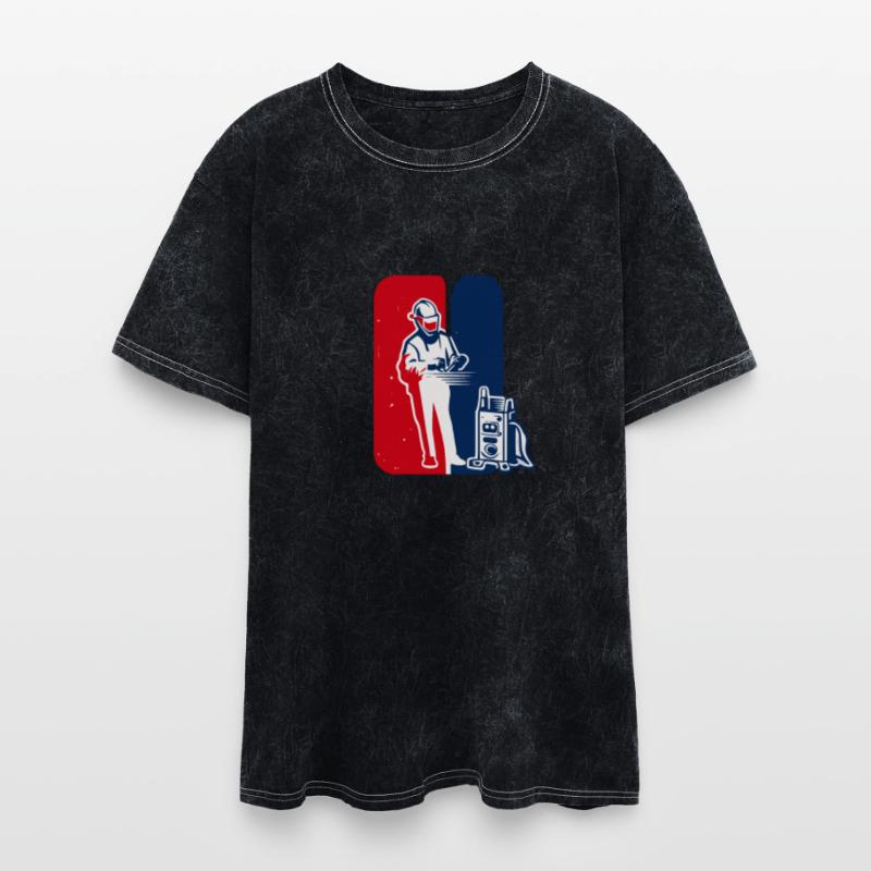 major league welder sticker Iconic Welder Design T