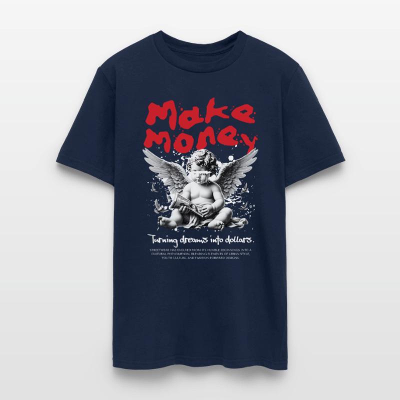 Make Money Angel Shirt, Divine Drip Streetwear Tee