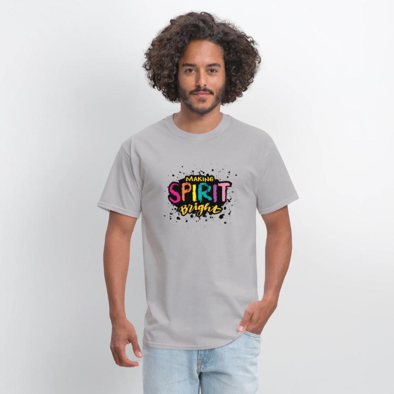 Making Spirit Bright – Colorful Positivity Tee