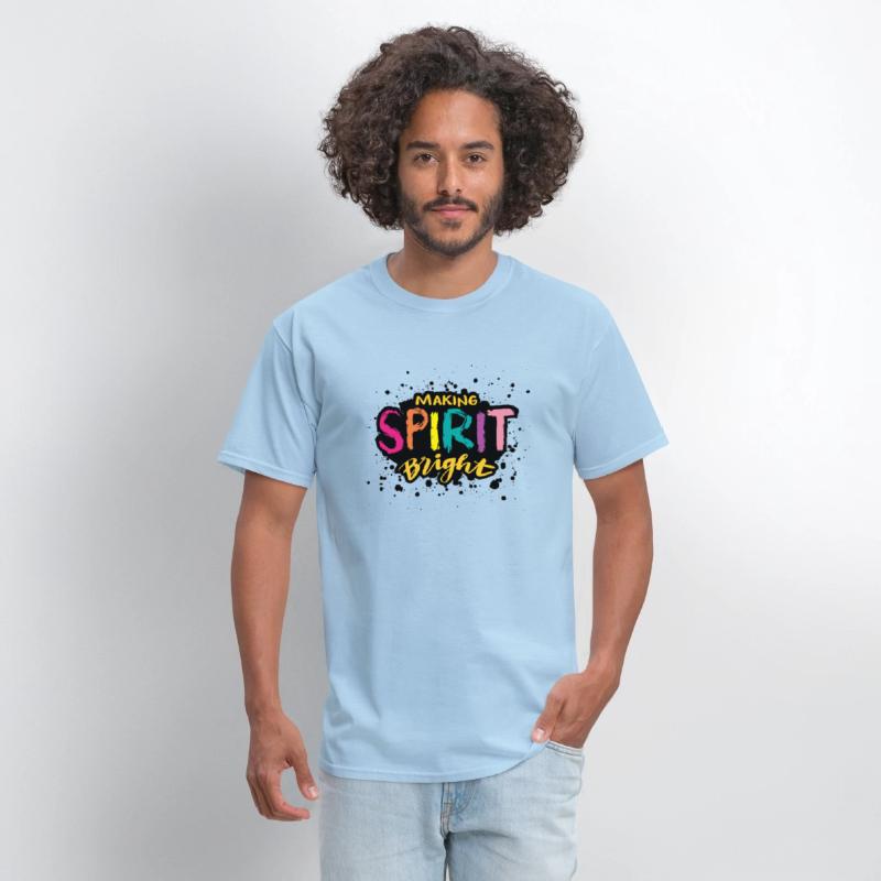 Making Spirit Bright – Colorful Positivity Tee