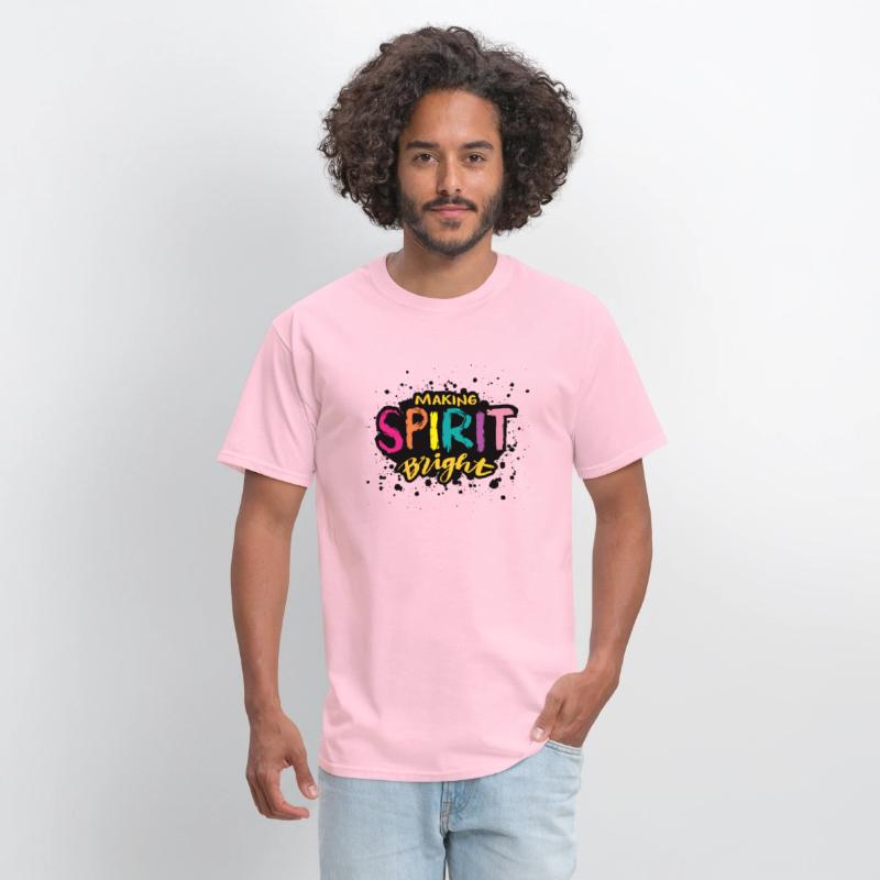 Making Spirit Bright – Colorful Positivity Tee