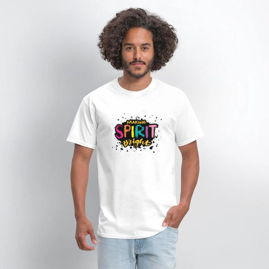Making Spirit Bright – Colorful Positivity Tee